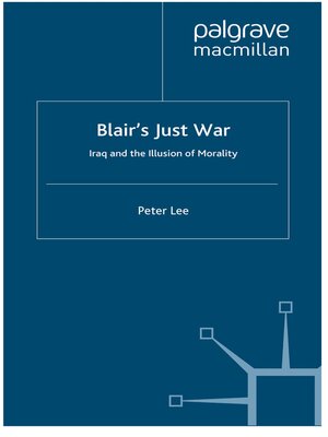 cover image of Blair's Just War